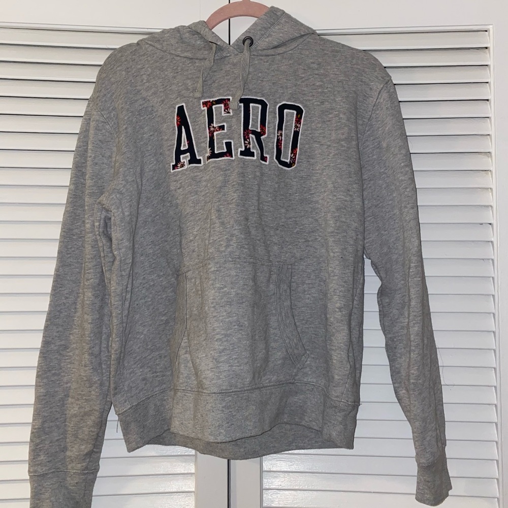 Aero gray hoodie sweatshirt size M